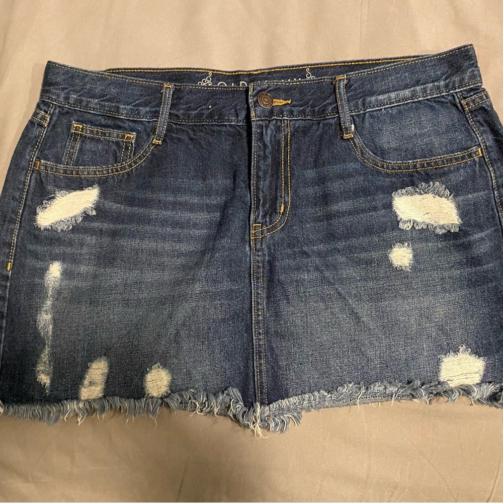 Old Navy Blue Denim Skirt